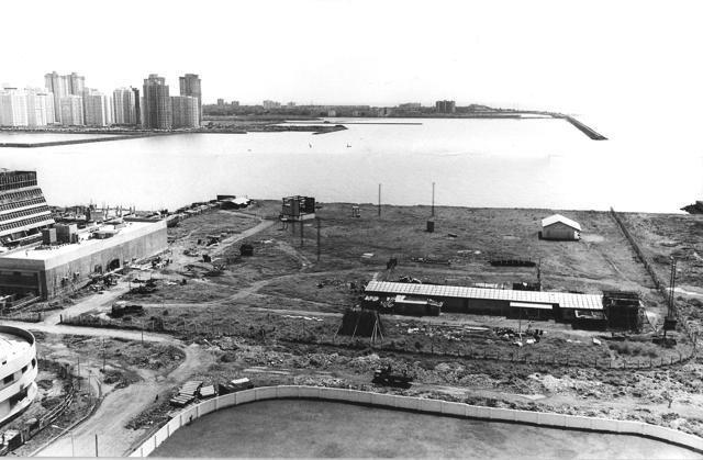 An archival photograph of the reclaimed land on which NCPA stands. (Photo credit: NCPA) An archival photograph of the reclaimed land on which NCPA stands. (Photo credit: NCPA)