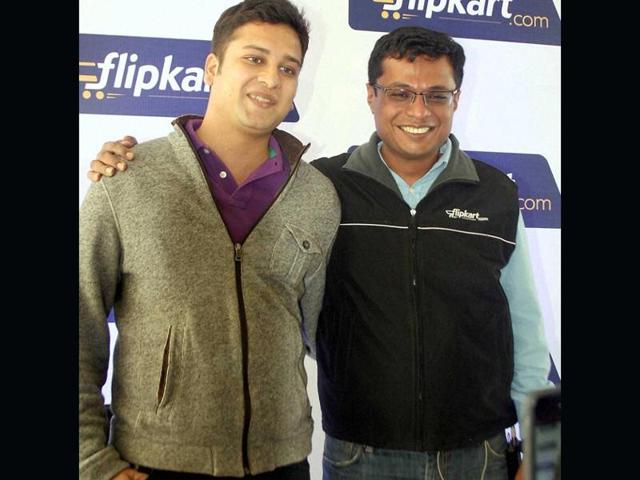 Founders of Flipkart Sachin Bansal (R) and Binny Bansal at a press conference. (PTI File Photo) Founders of Flipkart Sachin Bansal (R) and Binny Bansal at a press conference. (PTI File Photo)