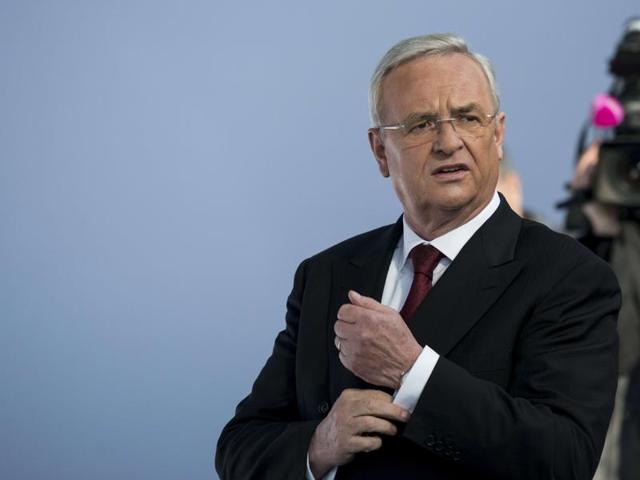 Volkswagen Chief Executive Martin Winterkorn speaks at the annual news conference of Volkswagen in Berlin, in this file picture taken March 12, 2015. Winterkorn resigned on September 23, 2015, taking responsibility for the German carmaker’s rigging of US emissions tests in the biggest scandal in its 78-year history (REUTERS Photo) (REUTERS Photo) Volkswagen Chief Executive Martin Winterkorn speaks at the annual news conference of Volkswagen in Berlin, in this file picture taken March 12, 2015. Winterkorn resigned on September 23, 2015, taking responsibility for the German carmaker’s rigging of US emissions tests in the biggest scandal in its 78-year history (REUTERS Photo) (REUTERS Photo)