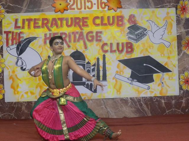 A A student from Children’s Academy performs Kathak. A A student from Children’s Academy performs Kathak.