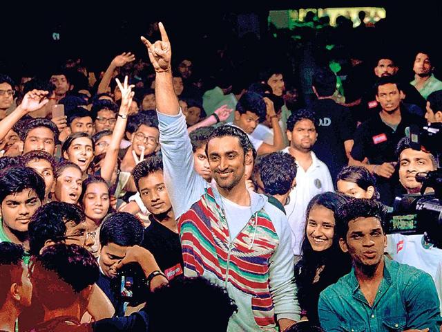 Kunal Kapoor attended a college festival in Mumbai. (Photo: Yogen Shah)