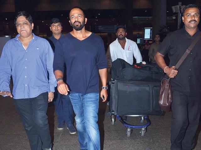 Rohit Shetty returns from Bulgaria. (Photo: Viral Bhayani)