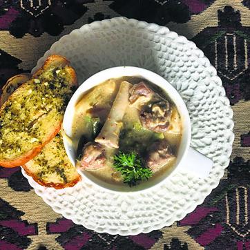 A traditional German stew with meat A traditional German stew with meat