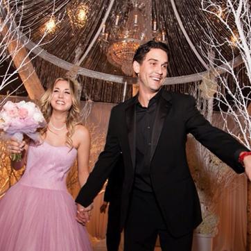 The couple tied the knot in December 2013, just three months after they started dating. (Instagram) The couple tied the knot in December 2013, just three months after they started dating. (Instagram)