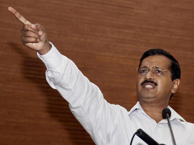 Delhi chief minister Arvind Kejriwal addresses a seminar at Adhiveshan Bhawan in Patna. (PTI FILE PHOTO) Delhi chief minister Arvind Kejriwal addresses a seminar at Adhiveshan Bhawan in Patna. (PTI FILE PHOTO)