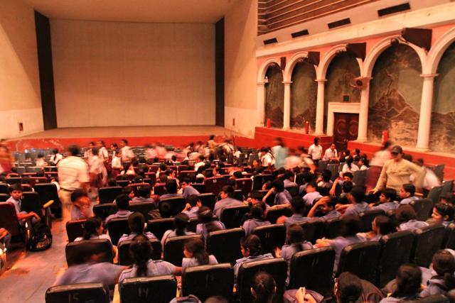 Movie fest for school student held at Regal Cinema (HT Photo) Movie fest for school student held at Regal Cinema (HT Photo)