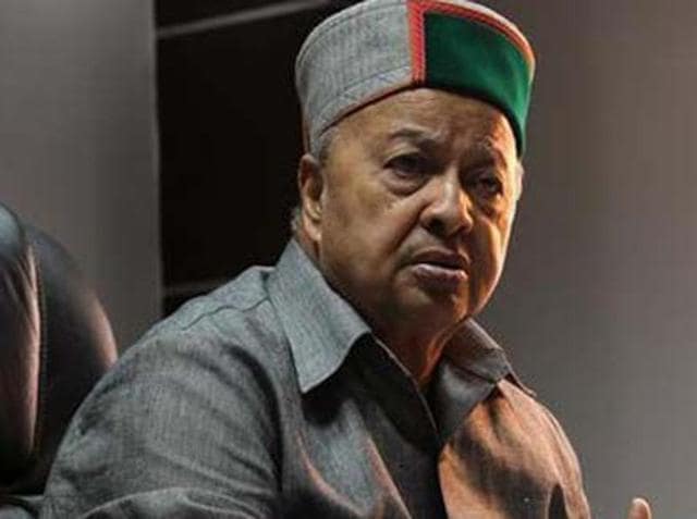 File photo of Himachal Pradesh’s chief minister Virbhadra Singh. (HT Photo) File photo of Himachal Pradesh’s chief minister Virbhadra Singh. (HT Photo)