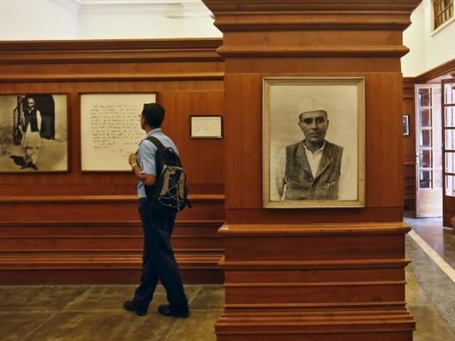 A visitor stands next to a portrait of India's first Prime Minister Jawaharlal Nehru inside the Nehru memorial museum and library in New Delhi, India. (Reuters) A visitor stands next to a portrait of India's first Prime Minister Jawaharlal Nehru inside the Nehru memorial museum and library in New Delhi, India. (Reuters)