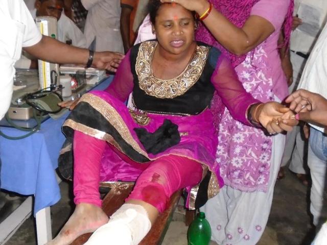 A Madhesi got injured due to firing by Nepal Police. (Maniram Sharma/ HT Photo) A Madhesi got injured due to firing by Nepal Police. (Maniram Sharma/ HT Photo)