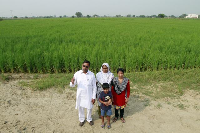 Rajpal Sewli, a farmer from Sonipat shows his land. (HT Photo/ Sanjeev Verma) Rajpal Sewli, a farmer from Sonipat shows his land. (HT Photo/ Sanjeev Verma)