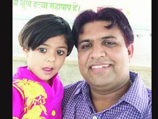 Selfie of Sunil Jaglan, Sarpanch of village Bibipur, with his daughter, who was praised by Prime Minister in his ‘Man Ki Baat’. Selfie of Sunil Jaglan, Sarpanch of village Bibipur, with his daughter, who was praised by Prime Minister in his ‘Man Ki Baat’.