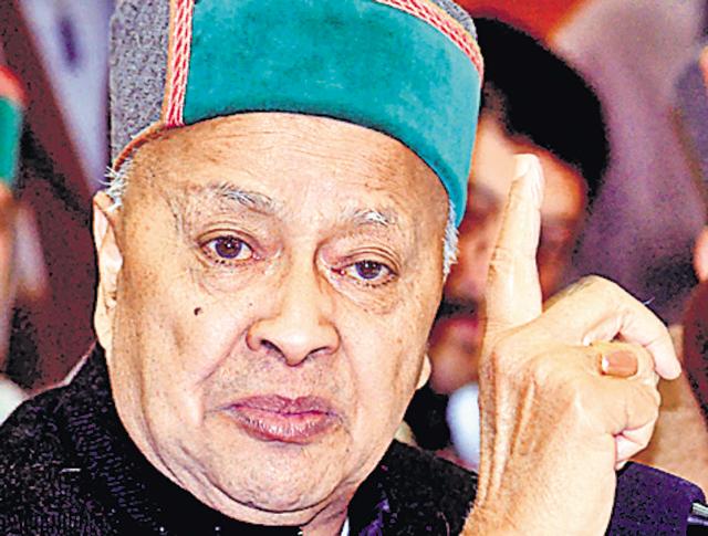 Himachal Pradesh CM Virbhadra Singh with his family members. (PTI) Himachal Pradesh CM Virbhadra Singh with his family members. (PTI)