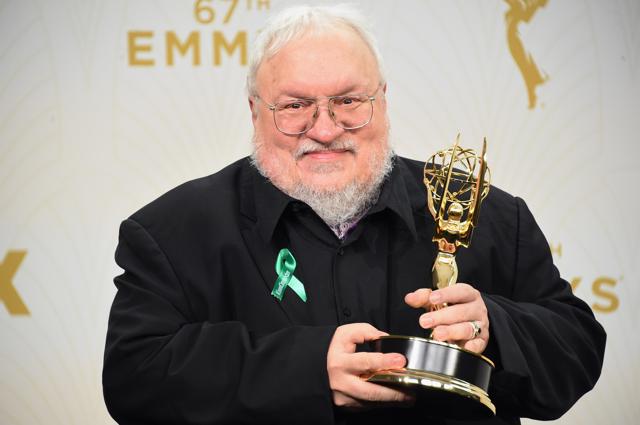 Writer George R R Martin, winner of Outstanding Drama Series for Game of Thrones, poses in the press room at the 67th Annual Primetime Emmy Awards at Microsoft Theater on September 20, 2015 in Los Angeles, California. (AFP) Writer George R R Martin, winner of Outstanding Drama Series for Game of Thrones, poses in the press room at the 67th Annual Primetime Emmy Awards at Microsoft Theater on September 20, 2015 in Los Angeles, California. (AFP)
