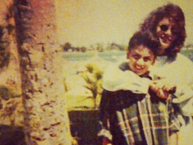 A throwback image of Neetu with son Ranbir who celebrated his birthday on Monday. (Instagram/@Neetu54)