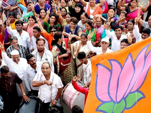 Kalyan and Kolhapur civic polls are seen as a precursor to the prestigious Mumbai civic polls in 2017. (HT photo) Kalyan and Kolhapur civic polls are seen as a precursor to the prestigious Mumbai civic polls in 2017. (HT photo)