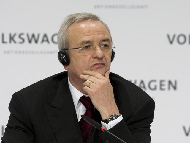 In this March 12, 2009 file photo Martin Winterkorn, chairman of the board of the Volkswagen group, during the annual press conference in Wolfsburg, northern Germany. (AP) In this March 12, 2009 file photo Martin Winterkorn, chairman of the board of the Volkswagen group, during the annual press conference in Wolfsburg, northern Germany. (AP)