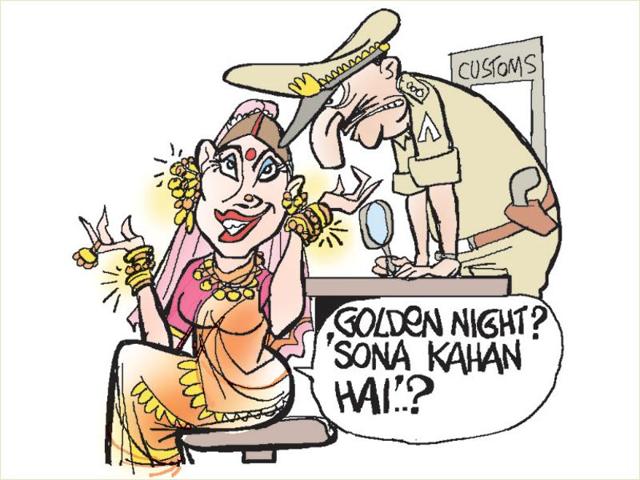 India is the world’s top buyer of gold, but a high import duty has led to a flourishing smuggling trade with syndicates adopting the methods of drug couriers to evade a government crackdown. (Illustration) India is the world’s top buyer of gold, but a high import duty has led to a flourishing smuggling trade with syndicates adopting the methods of drug couriers to evade a government crackdown. (Illustration)