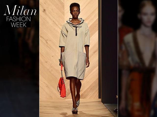 Bottega Veneta: The collection remains refined with a slight sportswear twist. A number of details evoke nature and nautical sports. Bottega Veneta: The collection remains refined with a slight sportswear twist. A number of details evoke nature and nautical sports.