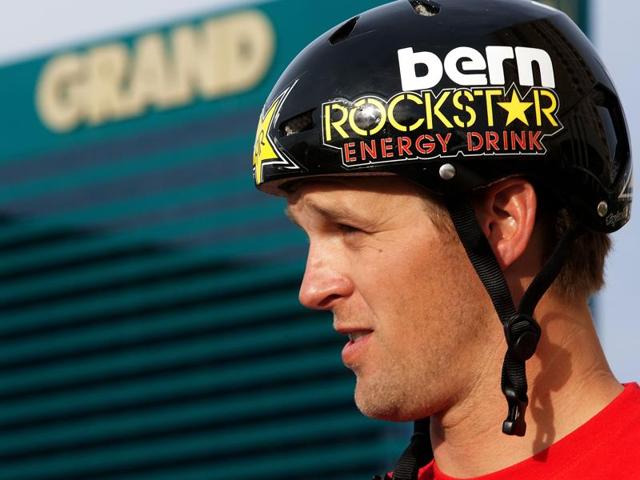 Erik Roner, of Nitro Circus, talks to the media after a base jump off the MGM Grand Hotel & Casino in Las Vegas. The extreme sports and MTV star died when he struck a tree while skydiving. (Jeff Bottari via AP File Photo) Erik Roner, of Nitro Circus, talks to the media after a base jump off the MGM Grand Hotel & Casino in Las Vegas. The extreme sports and MTV star died when he struck a tree while skydiving. (Jeff Bottari via AP File Photo)