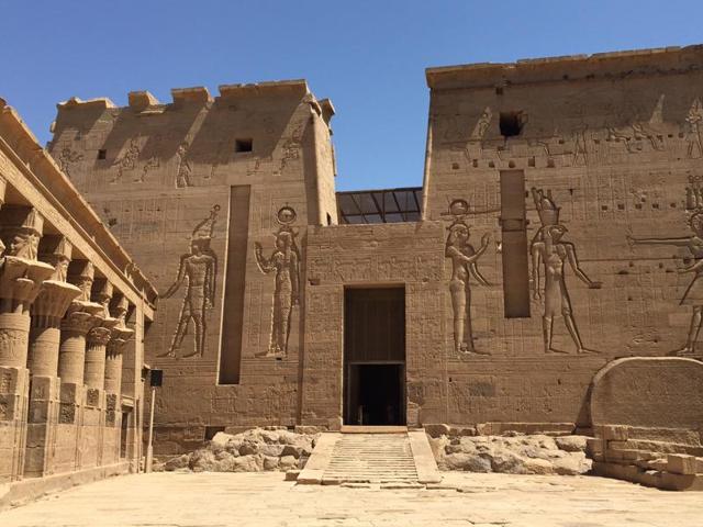 When the dam was built, every single stone block of the temple complex was labelled and removed, and then reassembled on a higher ground in Agilka island. The project took 10 years to complete. (AP)
