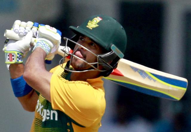South Africa`s Jean-Paul Duminy plays a shot during the T20 match vs India A at Palam Air Force ground, New Delhi, on September 29, 2015. ( (Sanjeev Verma/HT Photo)) South Africa`s Jean-Paul Duminy plays a shot during the T20 match vs India A at Palam Air Force ground, New Delhi, on September 29, 2015. ( (Sanjeev Verma/HT Photo))