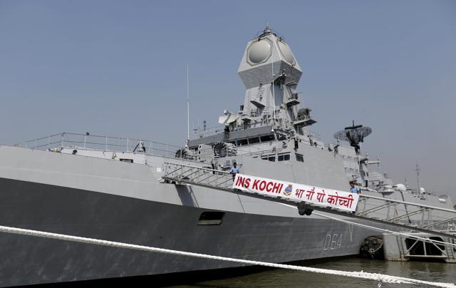 It is propelled by four gas turbines and designed to achieve speeds in excess of 30 knots (55.56 km/h). (REUTERS) It is propelled by four gas turbines and designed to achieve speeds in excess of 30 knots (55.56 km/h). (REUTERS)