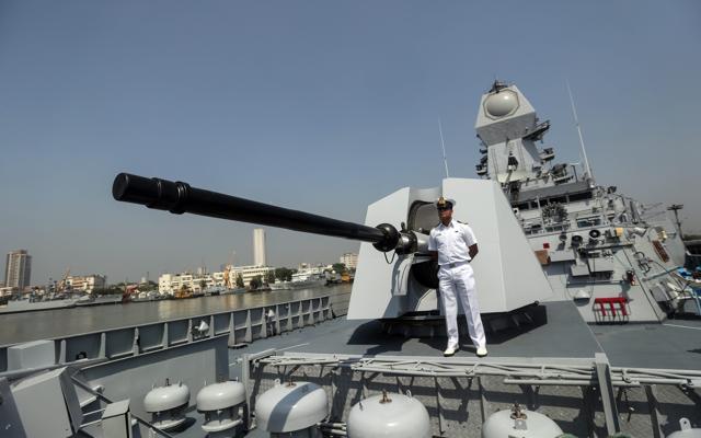 One of the few warships of the world and the second in the Indian Navy to have Multi-Function Surveillance and Threat Alert Radar to provide target data to Long Range Surface to Air Missile system. (EPA) One of the few warships of the world and the second in the Indian Navy to have Multi-Function Surveillance and Threat Alert Radar to provide target data to Long Range Surface to Air Missile system. (EPA)