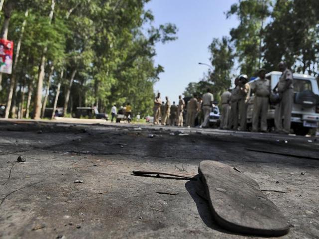 “They tore his clothes. We pleaded with them to leave him but they did not listen,” Mehraaj said. (Burhaan Kinu / Ht photo) “They tore his clothes. We pleaded with them to leave him but they did not listen,” Mehraaj said. (Burhaan Kinu / Ht photo)
