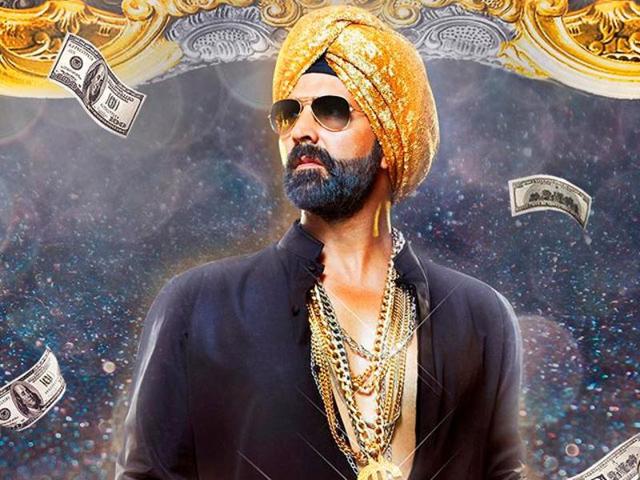 Akshay Kumar in a still from Singh Is Bliing.