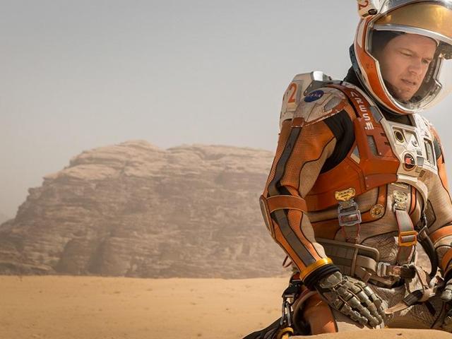 Matt Damon in a still from The Martian. (YOUTUBE)