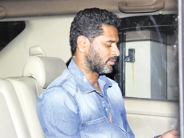 Prabhudheva spotted at Mumbai airport. (Yogen Shah)