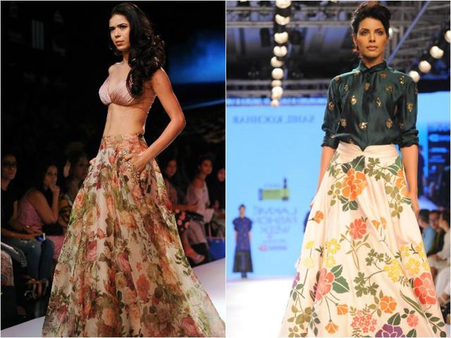 Florals were a big trend last season and continue to be even now. (Agencies) Florals were a big trend last season and continue to be even now. (Agencies)
