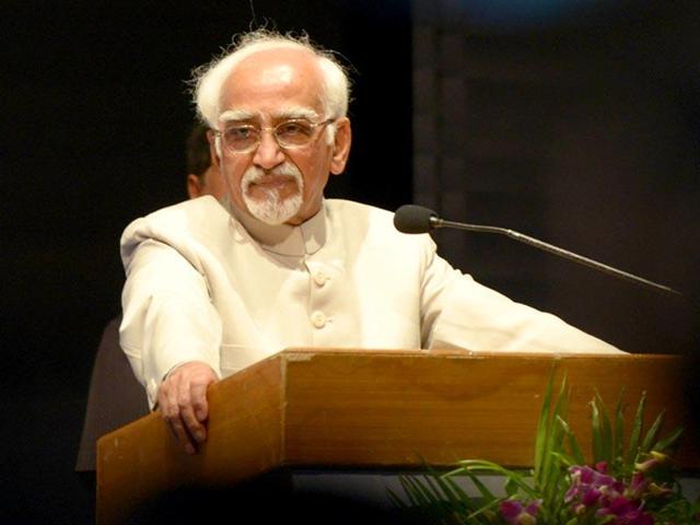 Vice president Hamid Ansari.(HT File Photo) Vice president Hamid Ansari.(HT File Photo)