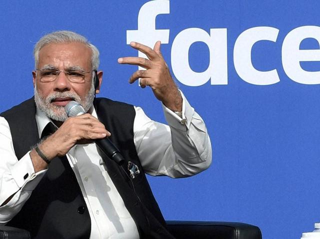 Indian Prime Minister Narendra Modi addresses the crowd during a community reception at SAP Center in San Jose, California September 27, 2015. (REUTERS) Indian Prime Minister Narendra Modi addresses the crowd during a community reception at SAP Center in San Jose, California September 27, 2015. (REUTERS)