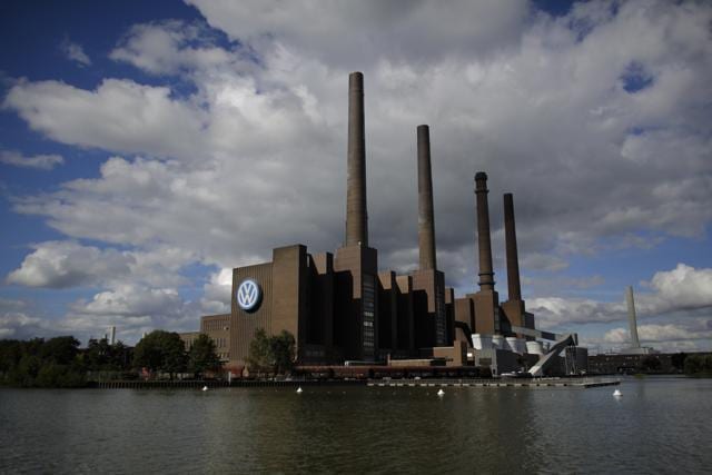 The power plant of the Volkswagen factory in the city Wolfsburg, Germany. Nearly half of VW’s shares have gone up in smoke after the scam revelations were made public on September 18th. (AP Photo) The power plant of the Volkswagen factory in the city Wolfsburg, Germany. Nearly half of VW’s shares have gone up in smoke after the scam revelations were made public on September 18th. (AP Photo)