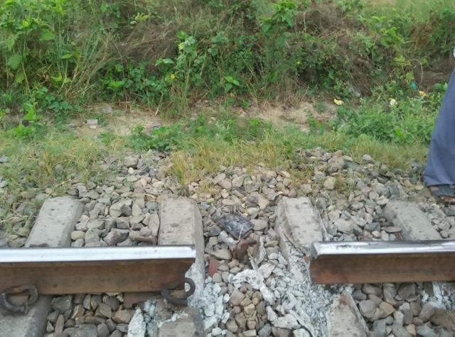 Officials further said they were surprised that the Prayag-Lucknow Express did not derail and managed to pass through the track. (Photo: Northern Railways)