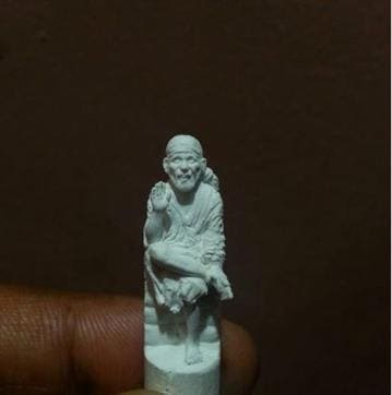 A carving of Sai Baba. (Sachin Sanghe)