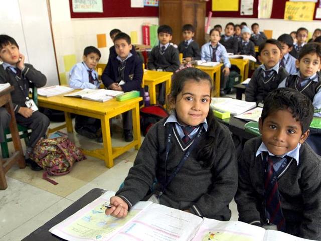 Some of the high-brow private day schools charge fees as high as Rs 5,000 a month with whimsical upward hikes, and add-ons. Fees of boarding schools are much higher. (Sanjeev Verma/HT file photo) Some of the high-brow private day schools charge fees as high as Rs 5,000 a month with whimsical upward hikes, and add-ons. Fees of boarding schools are much higher. (Sanjeev Verma/HT file photo)
