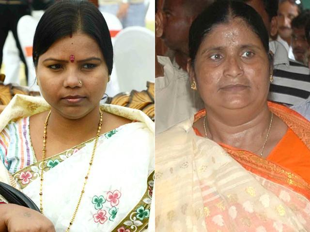 Combination photo of women candidates -- Bima Bharti (L) and Asha Sinha (R). (Santosh Kumar/ HT Photo) Combination photo of women candidates -- Bima Bharti (L) and Asha Sinha (R). (Santosh Kumar/ HT Photo)