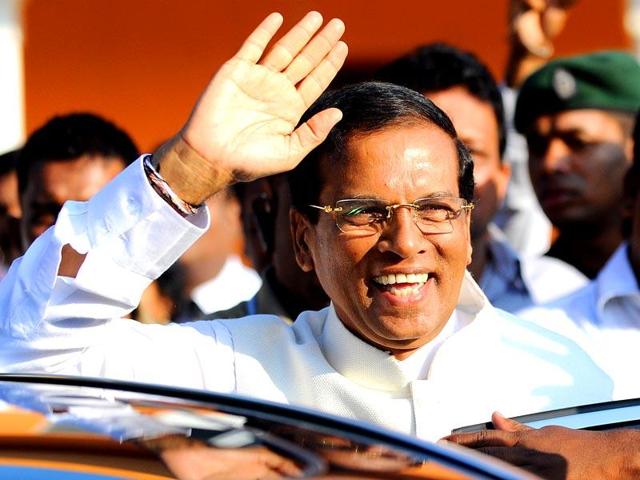 Sri Lanka’s President Sirisena has rejected calls for a commission led by foreign judges to probe alleged human rights abuse during the island nation’s brutal civil war. (AP Photo) Sri Lanka’s President Sirisena has rejected calls for a commission led by foreign judges to probe alleged human rights abuse during the island nation’s brutal civil war. (AP Photo)