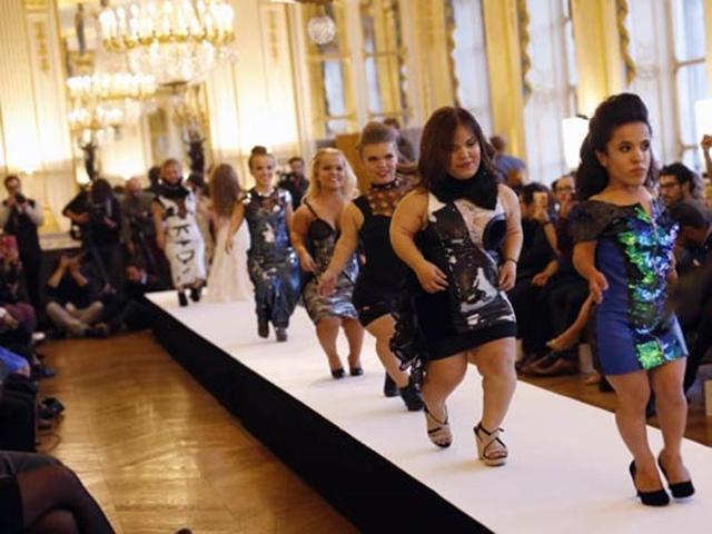 <p>France's culture ministry hosted an entire dwarf fashion show on Friday evening off the normal Paris Fashion Week calendar.</p><p>The government is supporting an initiative to promote alternative standards of beauty in an industry that promotes being tall and thin.</p><p>Fifteen women dwarves all measuring under 4 feet 4 inches (1.22 meters, 10.16 centimeters) trod the boards proudly in the latest colorful spring-summer fashions, designed by a team of designers for the show.</p>