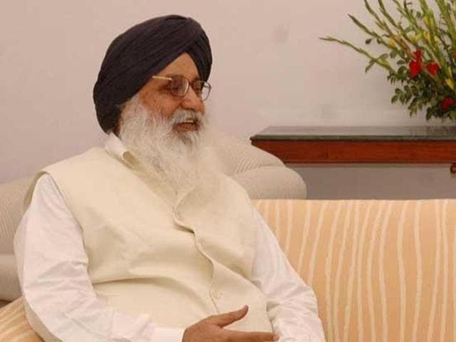 Punjab CM Parkash Singh Badal. Punjab CM Parkash Singh Badal.