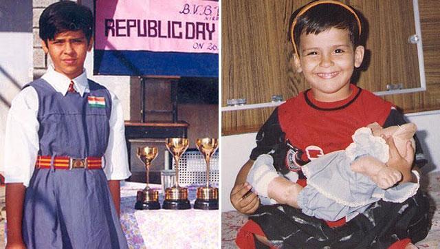 Saina Nehwal wearing the tricolour proudly on Republic Day during school as a nine-year-old (left); A young Saina cradles a doll (right). Saina Nehwal wearing the tricolour proudly on Republic Day during school as a nine-year-old (left); A young Saina cradles a doll (right).