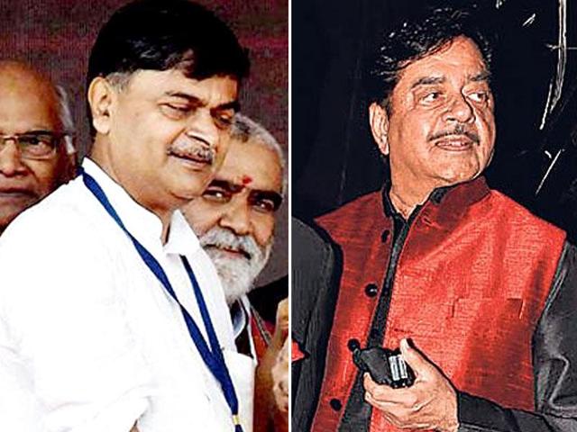 RK Singh (left) and Shatrughan Sinha (right) had earlier raised questions at the BJP leadership.