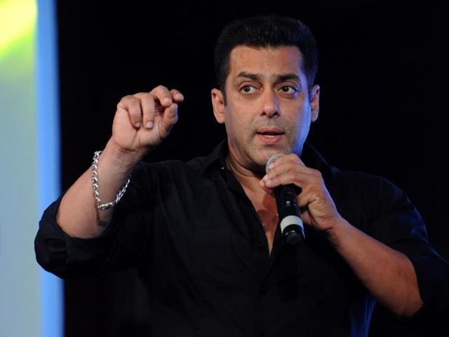 Salman Khan speaks onstage during a promotional event in Mumbai. (AFP) Salman Khan speaks onstage during a promotional event in Mumbai. (AFP)