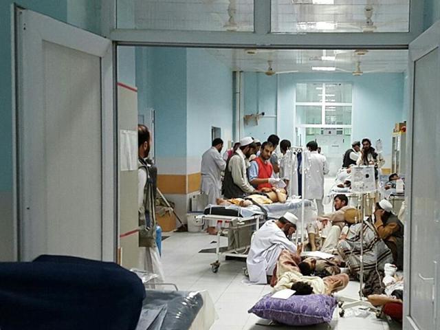 An air strike on the hospital in the Afghan city of Kunduz on October 3 killed 19, including 3 Doctors Without Borders staff dead and dozens more unaccounted for, the medical charity said, with NATO conceding US forces may have been behind the bombing. (AFP Photo) An air strike on the hospital in the Afghan city of Kunduz on October 3 killed 19, including 3 Doctors Without Borders staff dead and dozens more unaccounted for, the medical charity said, with NATO conceding US forces may have been behind the bombing. (AFP Photo)
