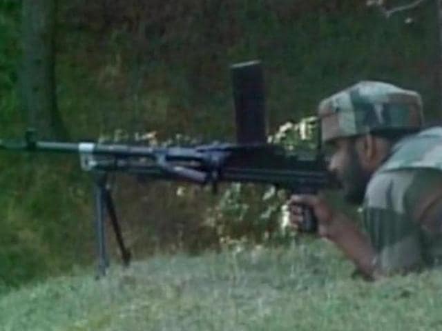 A skirmish erupted during an operation in Lolab. (ANI Photo) A skirmish erupted during an operation in Lolab. (ANI Photo)