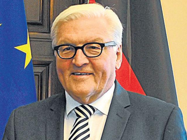 German foreign minister Frank-Walter Steinmeier told HT India-Germany cooperation is of immense depth.(Getty Images)