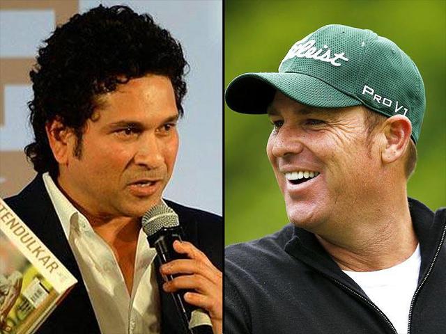 A composite photograph of Sachin Tendulkar and Shane Warne. (Agencies) A composite photograph of Sachin Tendulkar and Shane Warne. (Agencies)