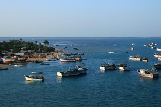 Rameswaram is dotted with many hotels and lodges from where you can watch fishing boats going to the jetty. (Shutterstock) Rameswaram is dotted with many hotels and lodges from where you can watch fishing boats going to the jetty. (Shutterstock)
